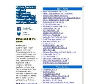 CodecPack.co(Download Audio Video Software) Screenshot