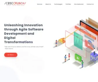 Codecrunch.co(Web & Mobile Application Development Company INDIA) Screenshot