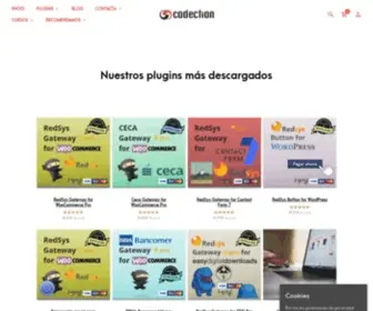 Codection.com(Plugins, WordPress, WooCommerce, pasarelas de pago para RedSys y Ceca) Screenshot