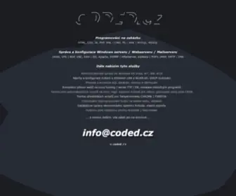 Coded.cz(Coded) Screenshot