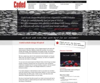 Coded.ie(Web Designers Wexford) Screenshot