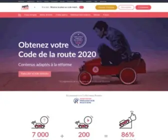 Codedelaroute.fr(Code de la Route) Screenshot