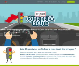 Codedelaroutepourlesnuls.com(Réussir le Code de la route) Screenshot