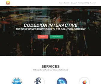 Codedion.com(Versatile Technology Experience) Screenshot