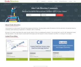 Codedirection.com(Code direction) Screenshot