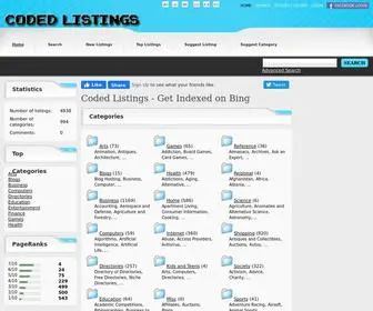 Codedlistings.com(Free directories) Screenshot