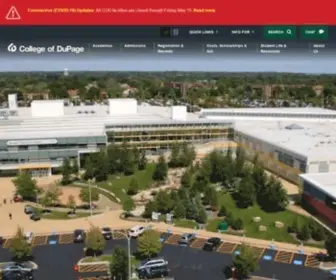 Cod.edu(College of dupage) Screenshot
