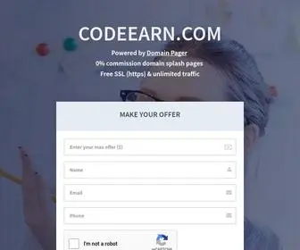 Codeearn.com(Domain Information) Screenshot