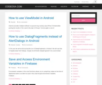 Codeexa.com(Code Samples and Snippets) Screenshot