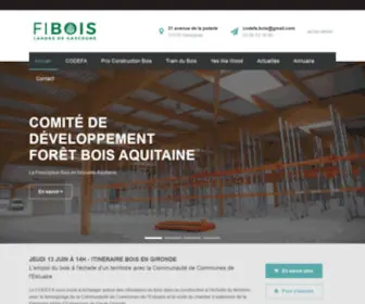 Codefa-Bois.fr(Accueil) Screenshot