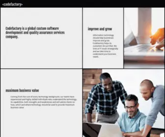 Codefactory.com(Code Factory) Screenshot