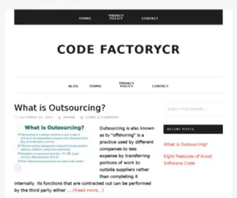 Codefactorycr.com Screenshot