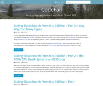 Codefall.io(Home) Screenshot