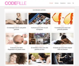 Codefille.com(Astuces, inspiration, amour) Screenshot