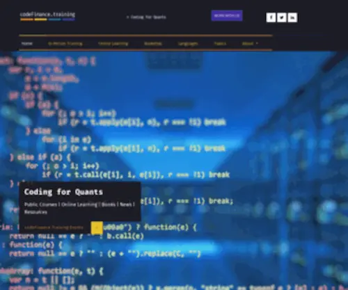 Codefinance.training(Coding for Quants) Screenshot