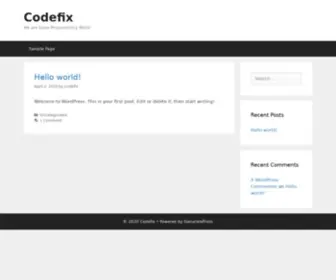 Codefix.in(#1 paste tool since 1975) Screenshot