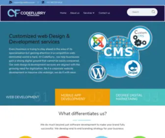 Codeflurry.com(Codeflurry Technologies) Screenshot