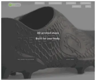 Codeftwr.com(Athletic brand selling custom fit 3D printed footwear. Our mission) Screenshot