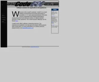 Codefx.com(CIFS) Screenshot