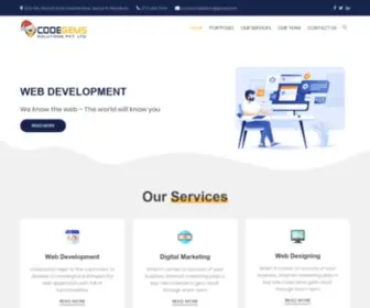 Codegemssolutions.com(Codegems Solutions Private Limited) Screenshot