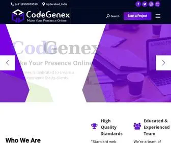 Codegenex.com(Freelancer web designer) Screenshot