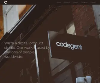Codegent.com(London digital product & startup studio) Screenshot