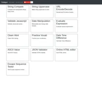 Codegun.in(Developer Tools) Screenshot