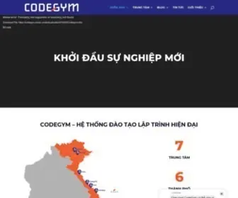 Codegym.vn(Hệ thống đào tạo lập trình hiện đại) Screenshot