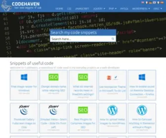 Codehaven.co.uk(Coding Answers) Screenshot