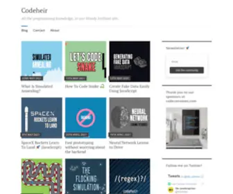 Codeheir.com(All the programming knowledge) Screenshot