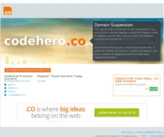 Codehero.co(La mejor fuente para aprender habilidades técnicas en español) Screenshot