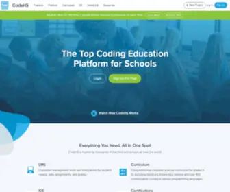 Codehs.com(Teach Coding and Computer Science at Your School) Screenshot