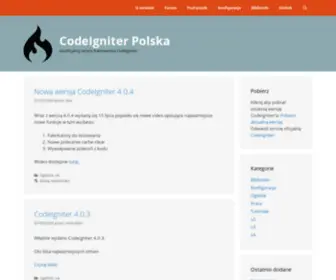 Codeigniter.org.pl(Framework) Screenshot