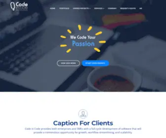 Codeincode.com(Code In Code web solutions) Screenshot