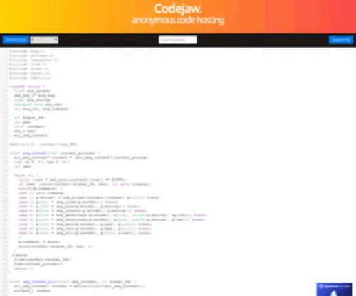 Codejaw.com(ファイアウォールの探検記) Screenshot