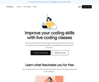 Codekaro.in(Live Coding Classes learn to code like a pro) Screenshot