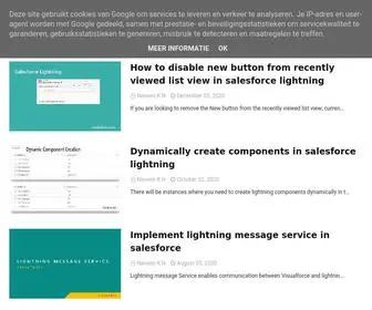 Codekiat.com(A blog about Salesforce news) Screenshot