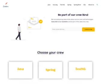 Codekru.com(Blogging Website for learners) Screenshot