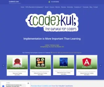 Codekul.com(Code}Kul) Screenshot