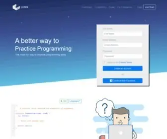 Codela.io(Online Coding Challenges) Screenshot