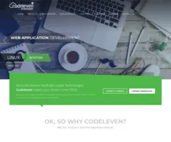 Codeleven.in(Web development India and Web design company) Screenshot