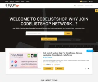 Codelistshop.com(CodeList Shop) Screenshot