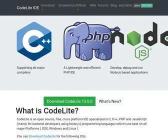 Codelite.org(A free) Screenshot