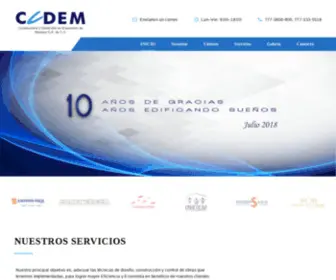 Codem.com.mx(Constructora y Desarrollo en Expansión de Morelos) Screenshot
