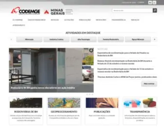 CodemGe.com.br(A Companhia de Desenvolvimento de Minas Gerais é uma empresa pública constituída na forma de Sociedade Anônima e controlada pelo Estado de Minas Gerais) Screenshot