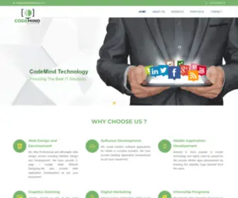 Codemindtechnology.com(CodeMind Technology Pvt. Ltd) Screenshot