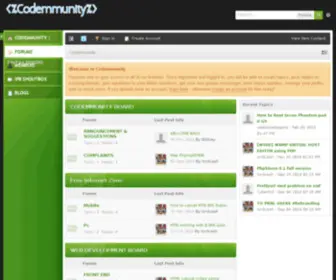 Codemmunity.com(Forsale Lander) Screenshot
