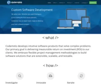 Codemoto.io(Bringing ideas to life) Screenshot
