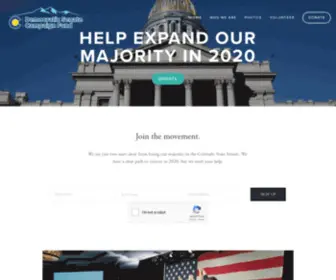 Codemsenate.com(Democratic Senate Campaign Fund) Screenshot