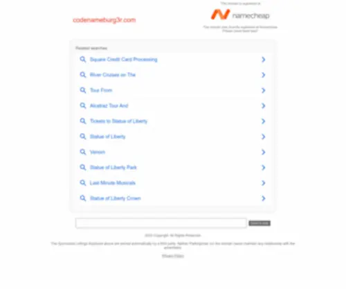 Codenameburg3R.com(codenameburg3r) Screenshot